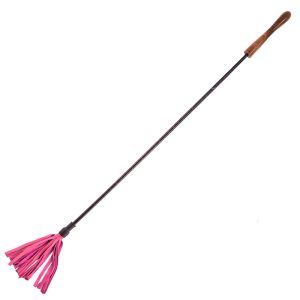 Rouge Garments Riding Crop With Wooden Handle